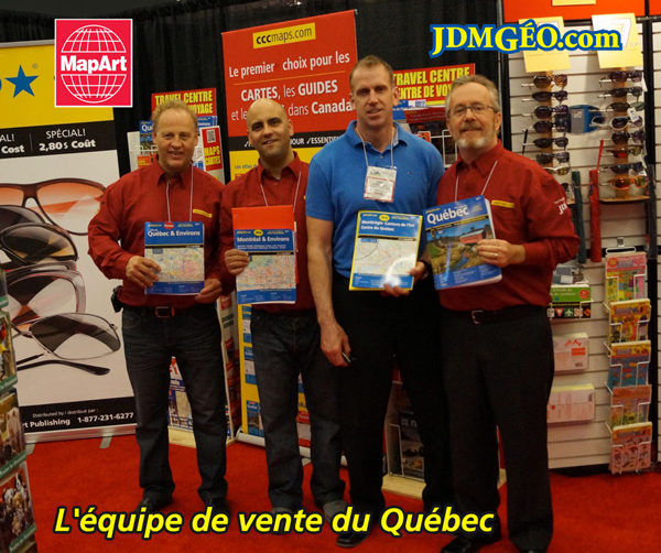 MapArt Sales Team in Quebec 2015