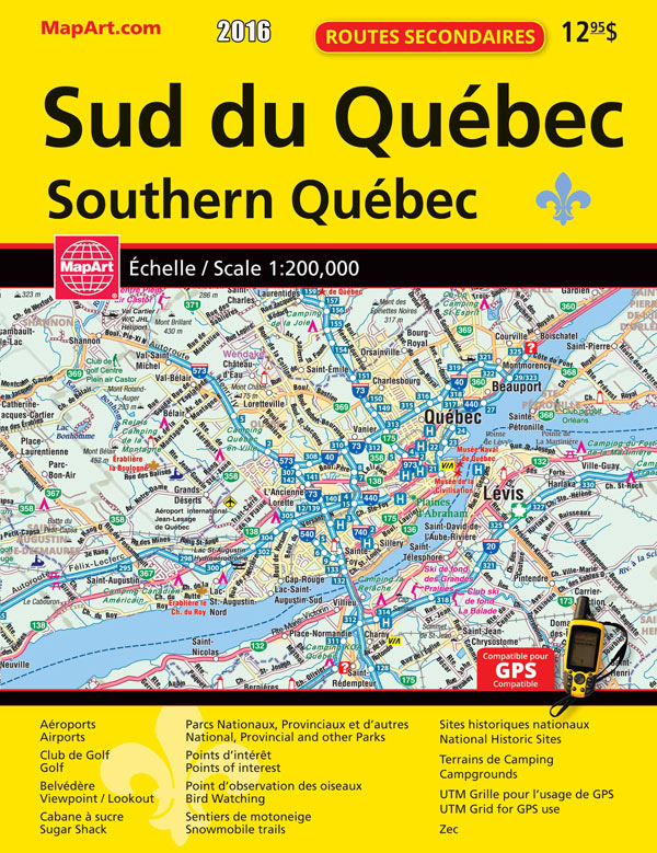 mapart quebec road atlas